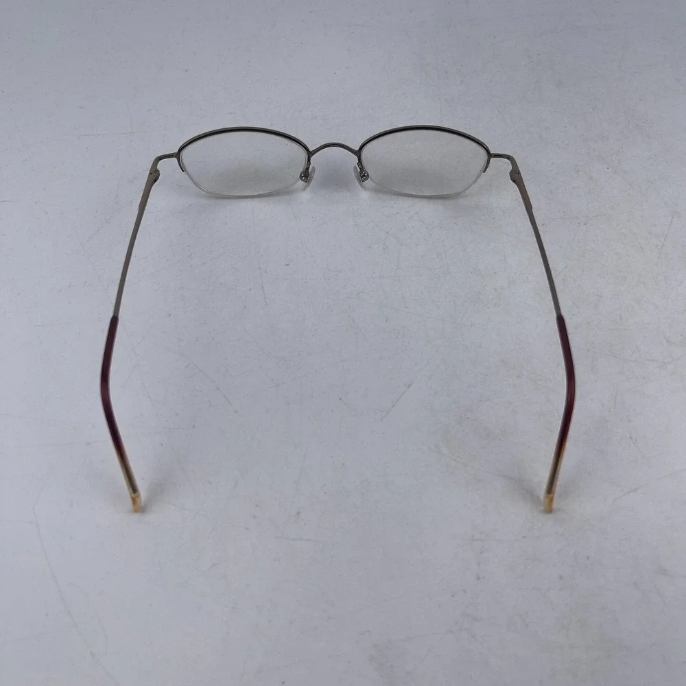 Chelsea Morgan CM 535 Women's Eyeglasses Frame Gold Metal Oval 47-20-135mm‎